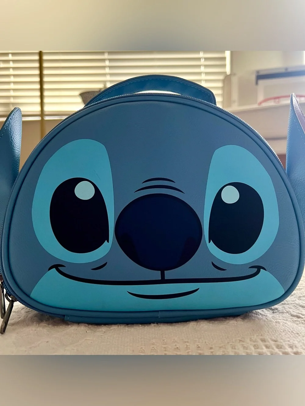 Disney Loungefly Stitch Head Figural Lunchbox Insulated Easy Clean